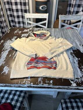 Hooey "Jimmy" Tan/Serape Southwest Pullover Hoodie XXL